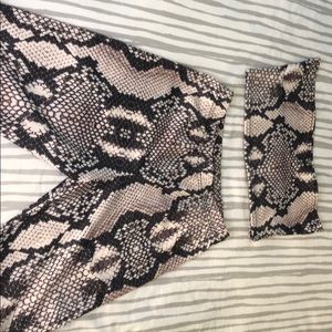 Two Piece Biker Short Set